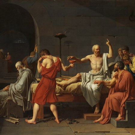 Ο θάνατος του Σωκράτη, Jacques-Louis David