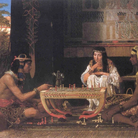Αιγύπτιοι σκακιστές, Lawrence Alma-Tadema